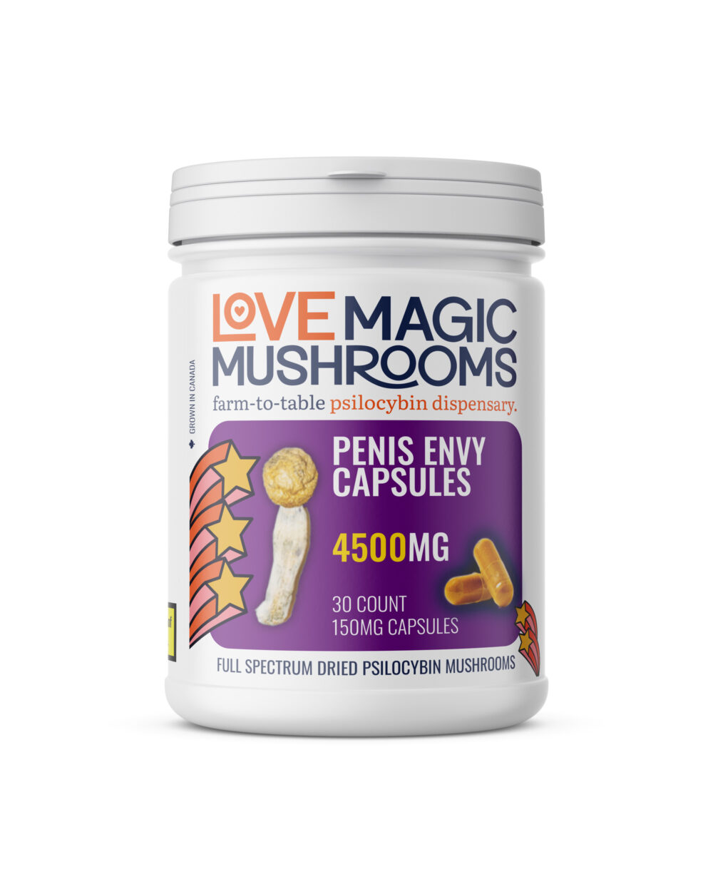 Love Magic Mushrooms Capsules - Penis Envy 4500mg