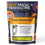 Albino Treasure Coast Medium Strength Dried Psilocybin Mushrooms