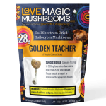 Golden Teacher's Mild Strength Dried Psilocybin Mushrooms